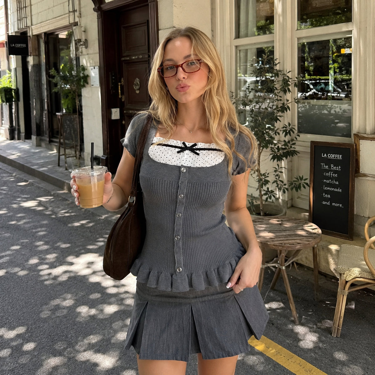 Leanna Top - Sweet & Chic Knit Top