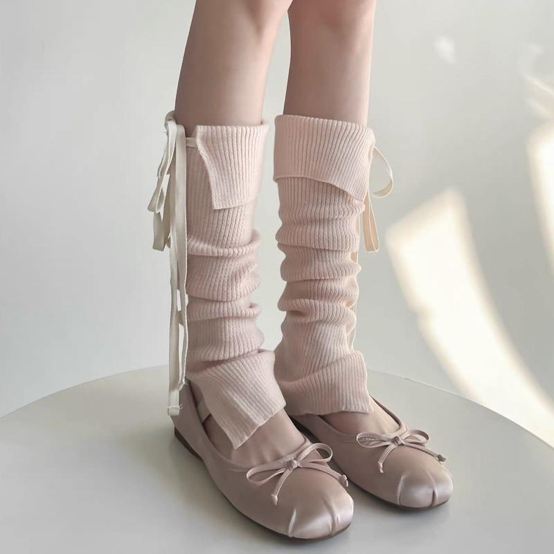Baby Pink Balletcore Leg Warmers