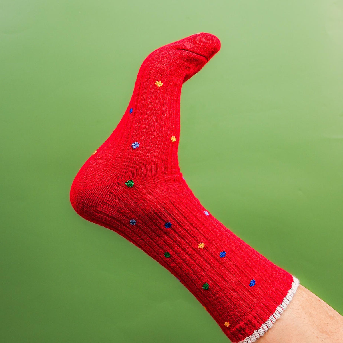 Women's Red Christmas Socks