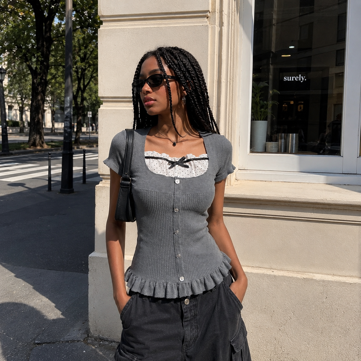 Leanna Top - Sweet & Chic Knit Top
