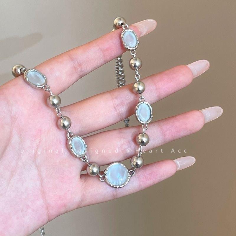 Retro Beaded Statement Necklace